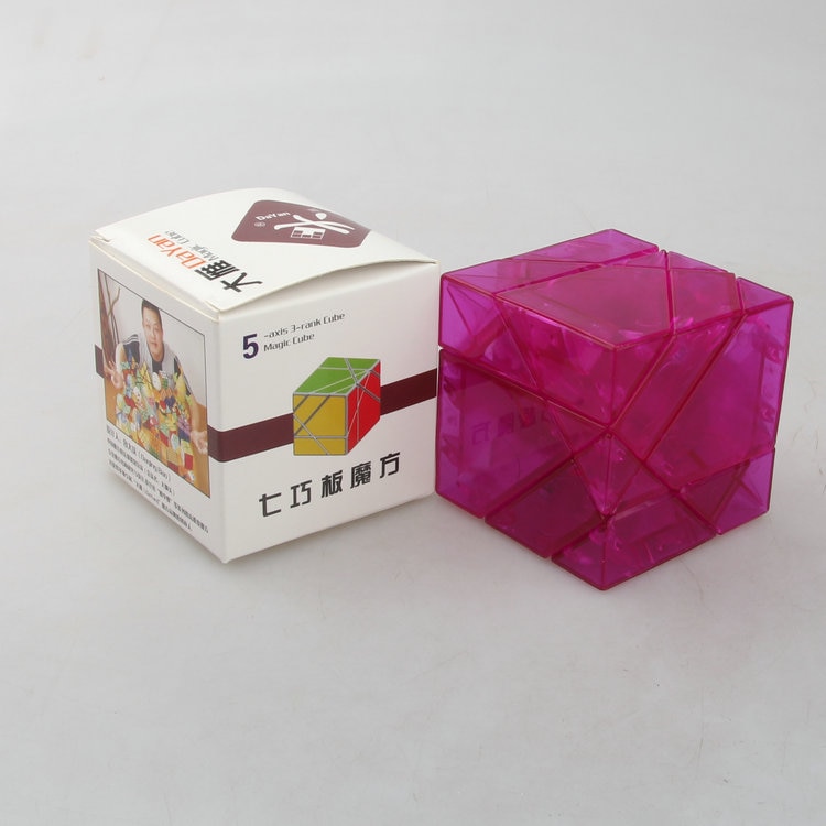 Dayan tangram stickerless/transparent-purple edition cubo magico -5  3 